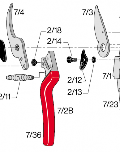 Felco 2/9 matice pro středový šroub
