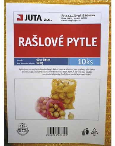 Rašlový pytel bez úvazku 10kg 40x60cm 10ks