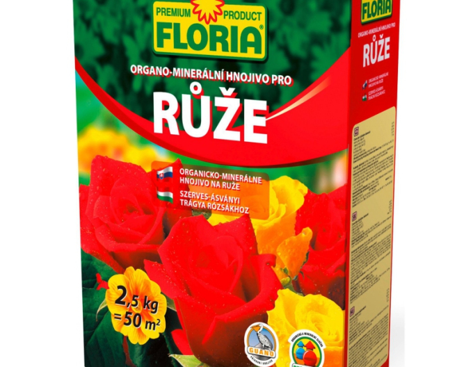 Floria Organicko - minerální hnojivo pro růže 2,5 kg