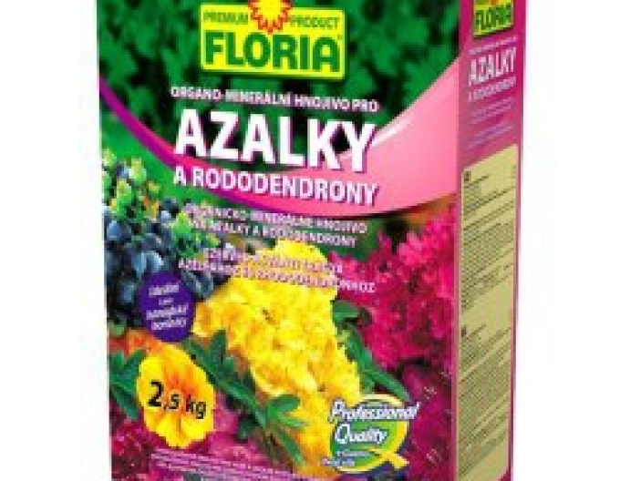 FLORIA Organicko - minerální hnojivo pro azalky a rododendrony 2,5 kg