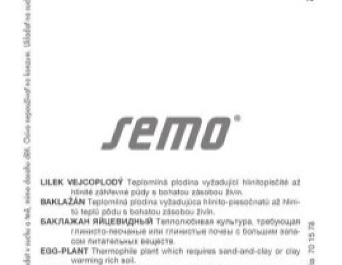 Semo Lilek vejcoplodý ´Krasan´