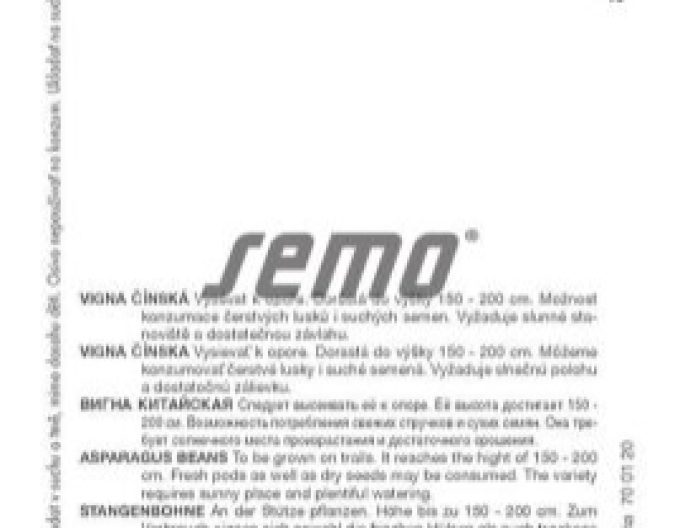 Semo Vigna čínská Metro
