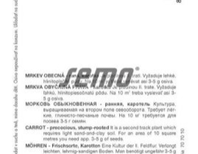 Semo Mrkev obecná Lenka