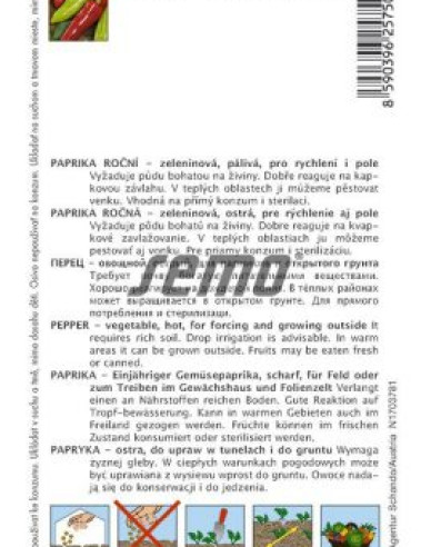 Semo Paprika roční ´Dráky F1´