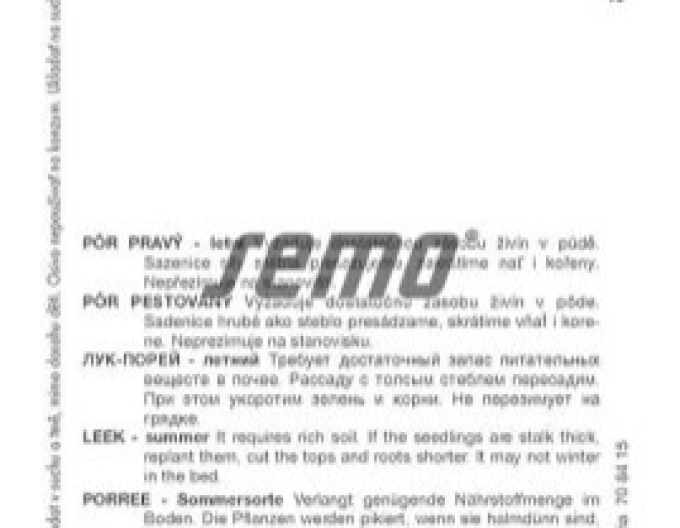 Semo Pór pravý Starozagorski Kamuš