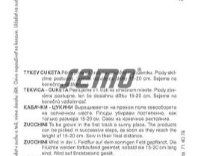 Semo Tykev cuketa Striato di Napoli