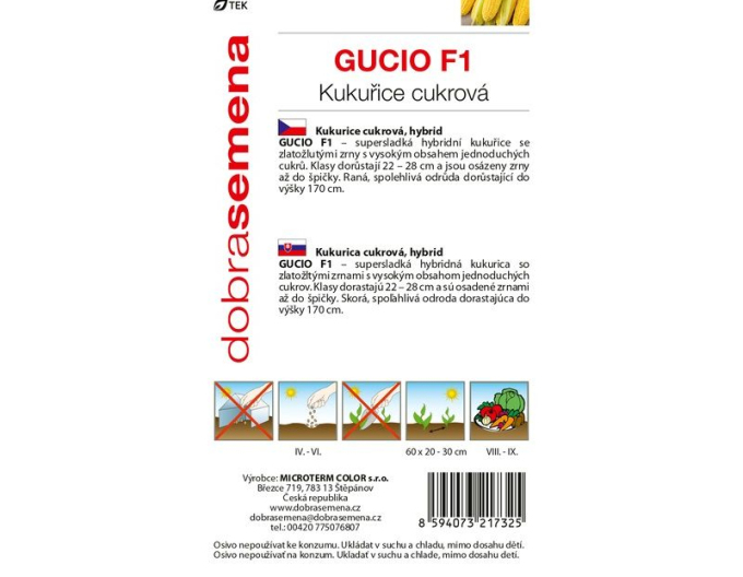 Dobrá semena Kukuřice cukrová ´Gucio F1´