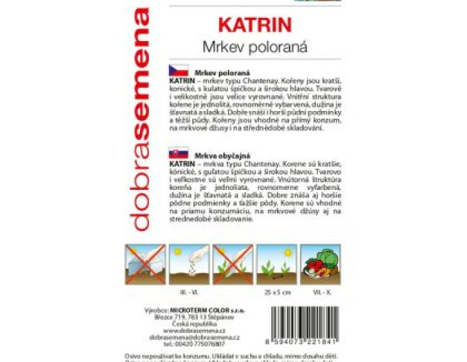 Dobrá semena Mrkev Katrin