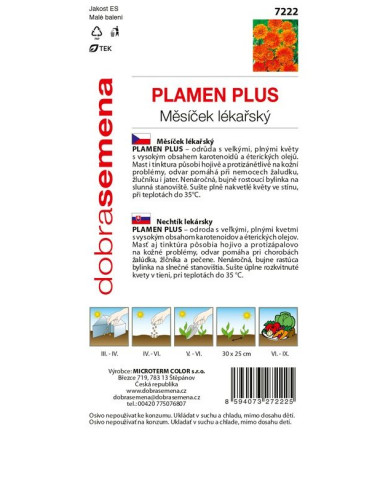 Dobrá semena Měsíček Plamen Plus