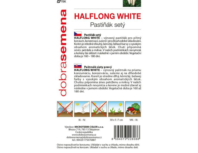 Dobrá semena Pastiňák setý Halflong White