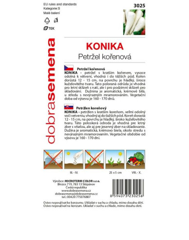 Dobrá semena  Petržel Kořenová  Konika