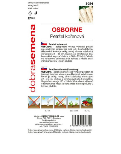 Dobrá semena  Kořenová petržel ´Osborne´