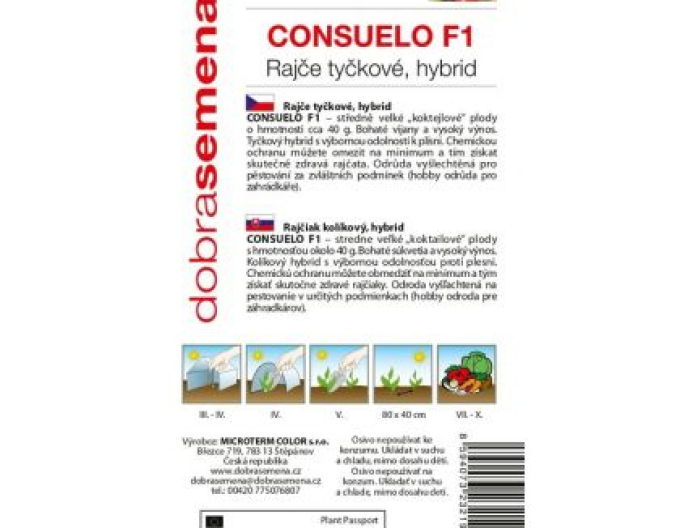 Dobrá semena Rajče tyčkové Consuelo F1