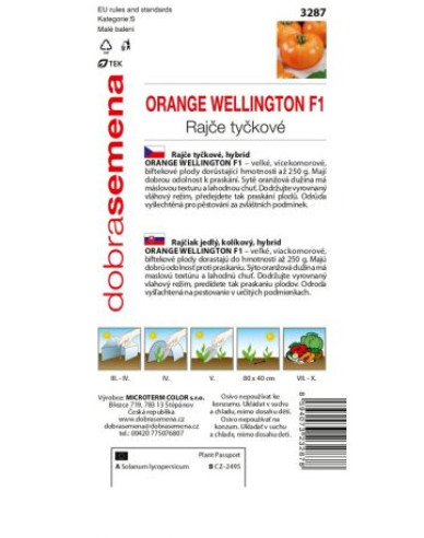Dobrá semena Rajče tyčkové Orange Wellington F1´
