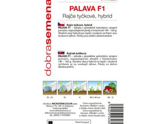 Dobrá semena Rajče tyčkové Palava F1