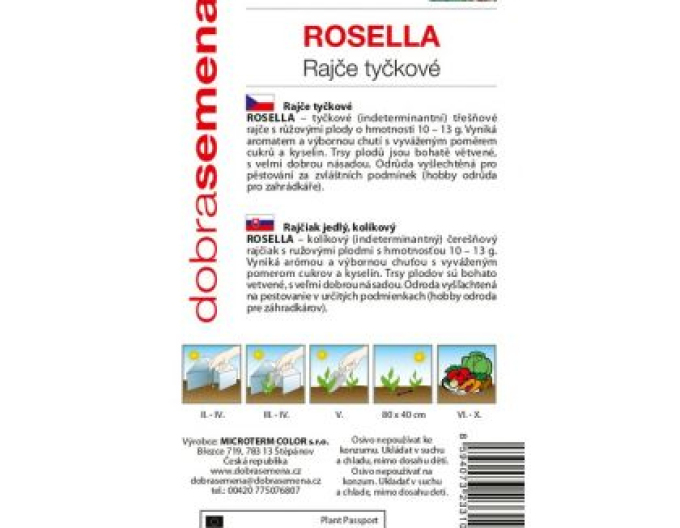 Dobrá semena Rajče tyčkové Rosella