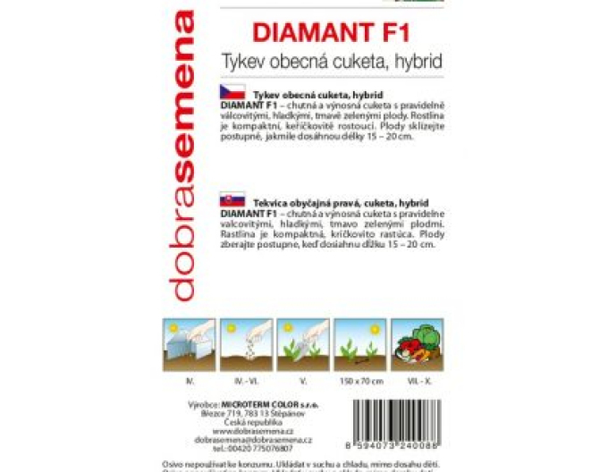 Dobrá semena Tykev- cuketa ´Diamant´
