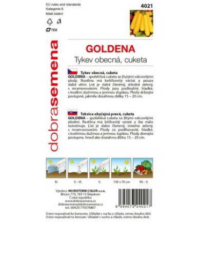 Dobrá semena Tykev - cuketa ´Goldena´