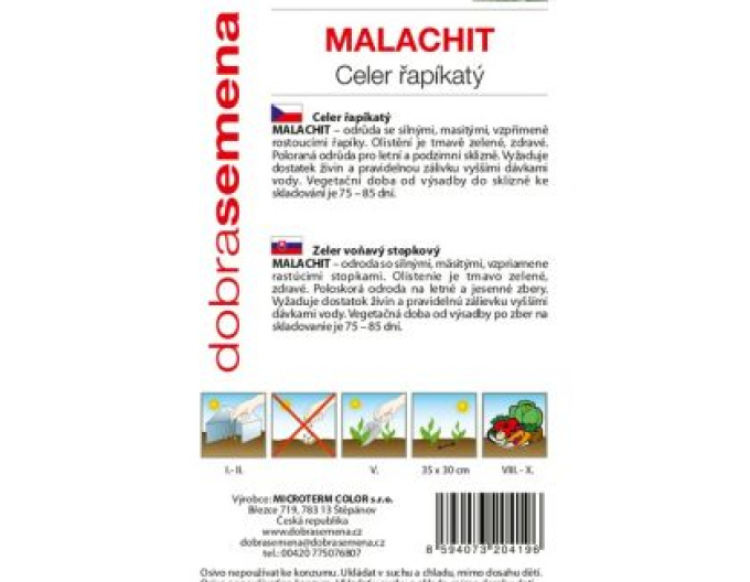 Dobrá semena Celer řapíkatý  Malachit