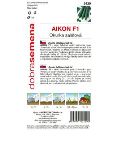 Dobrá semena Okurka salátová ´Aikon F1´