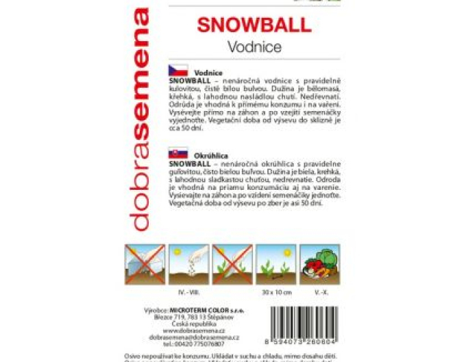 Dobrá semena Vodnice Snowball