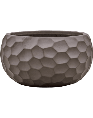 Hliněný květináč ´Baq Tortuga Globe Chocolate Brown´