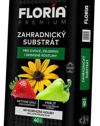 Floria - zahradnický substrát s mykorhizou 40l