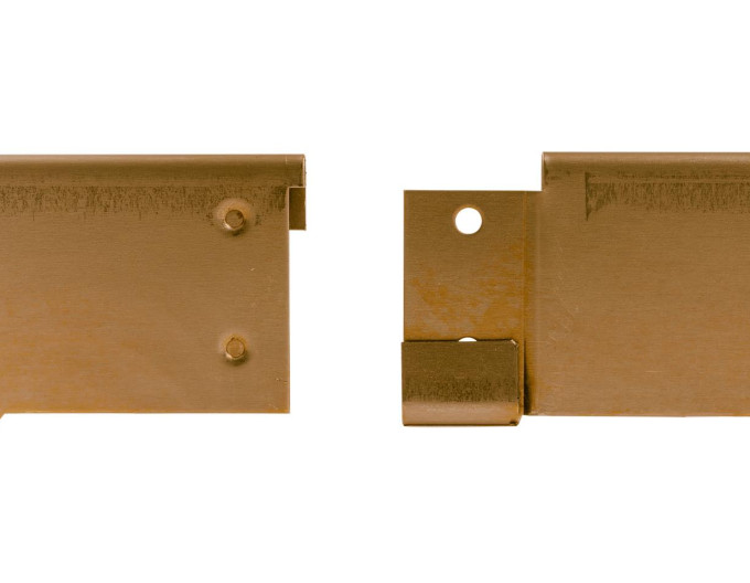 Ocelový obrubník Corten L 200 x 5 x 5 cm