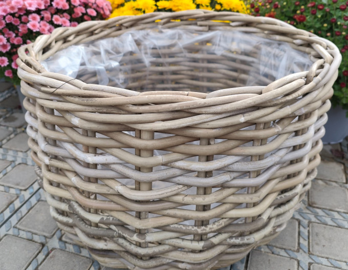 Ratanový koš – Ø 24 cm