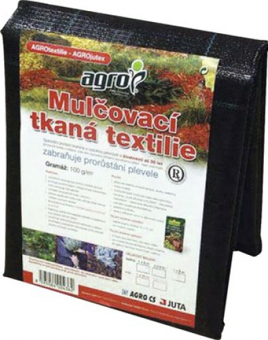 Tkaná textílie černá 100g 2 x 5 m