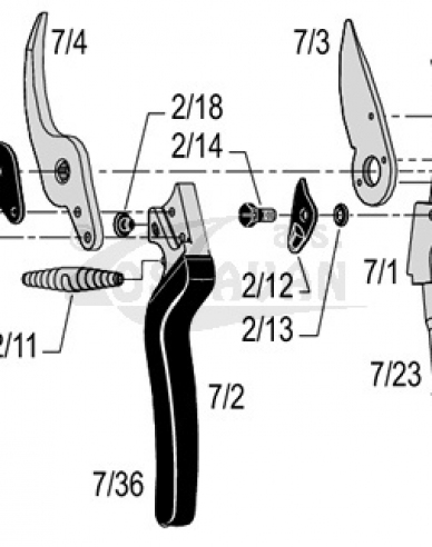 Felco 7/22 Otočná rukojeť