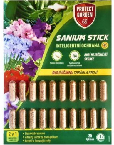 SANIUM STICK INSEKTICÍDNE TYČINKY 20ks