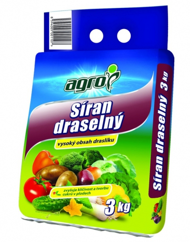 AGRO Síran draselný 3 kg