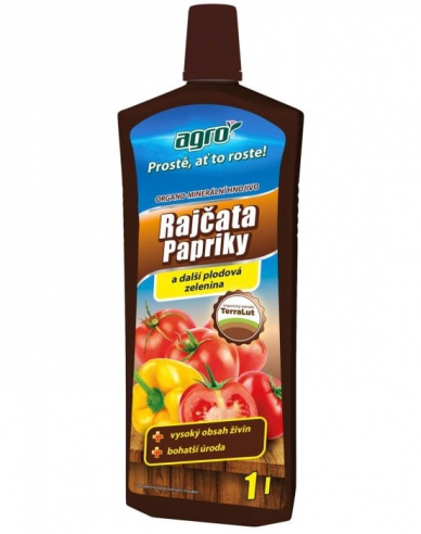 Agro organominerální hnojivo pro rajčata a papriky 1l