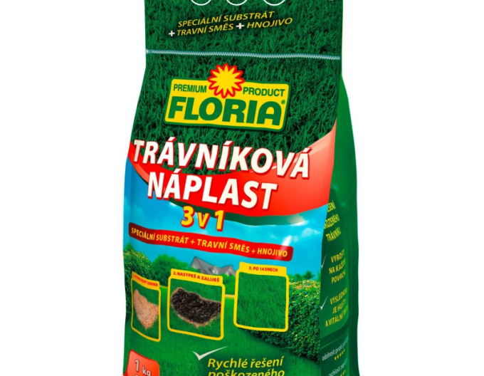 Floria Trávníková náplast 3v1 1kg