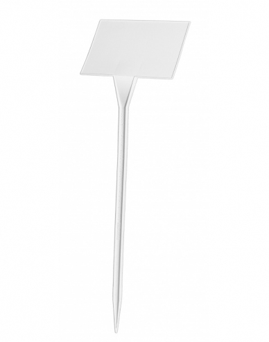 Jmenovka pro rostliny bílá 1ks 42cm