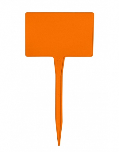 Jmenovka pro rostliny oranžová 1ks 15cm
