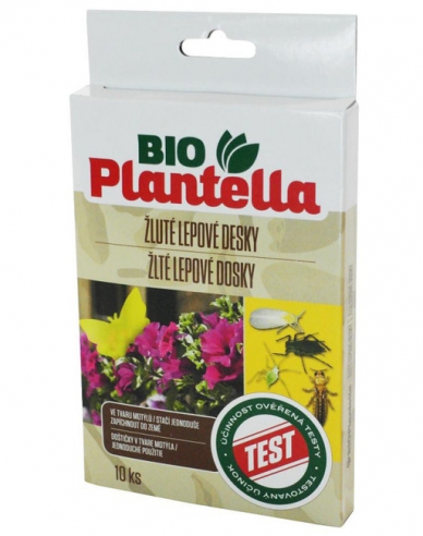 BIO PLANTELLA ŽLUTÉ DESKY 10 ks