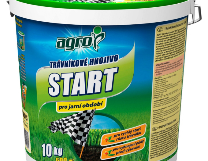 Agro Trávníkové hnojivo Start 10 kg kbelík